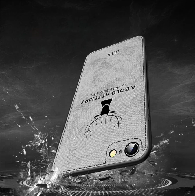 iPhone SE (2020) Deer Pattern Inspirational Soft Case - Image 14