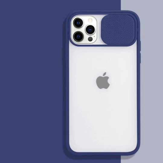 iPhone Series Camera Lens Slide Protection Matte Case - Image 6