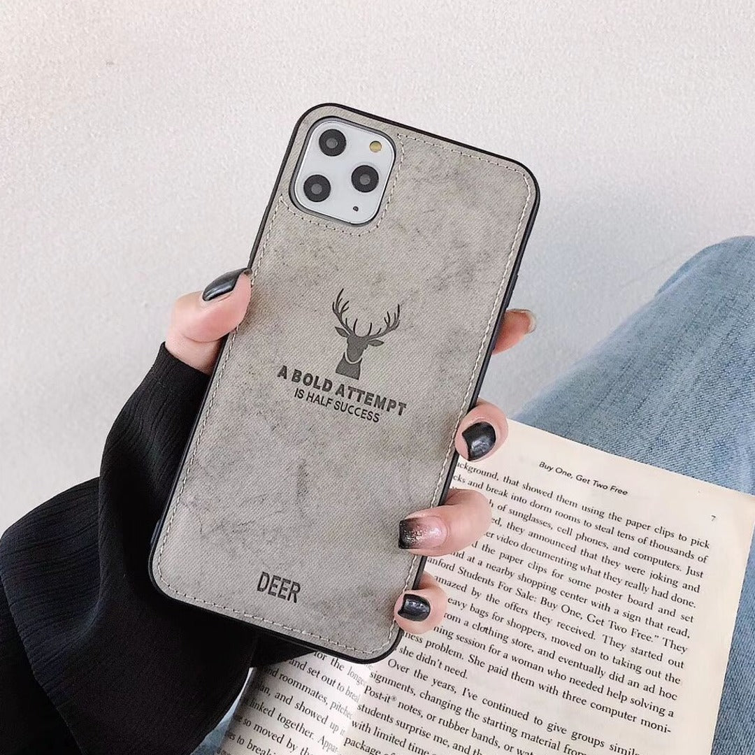 iPhone Series Deer Pattern Inspirational Soft Case - Image 14