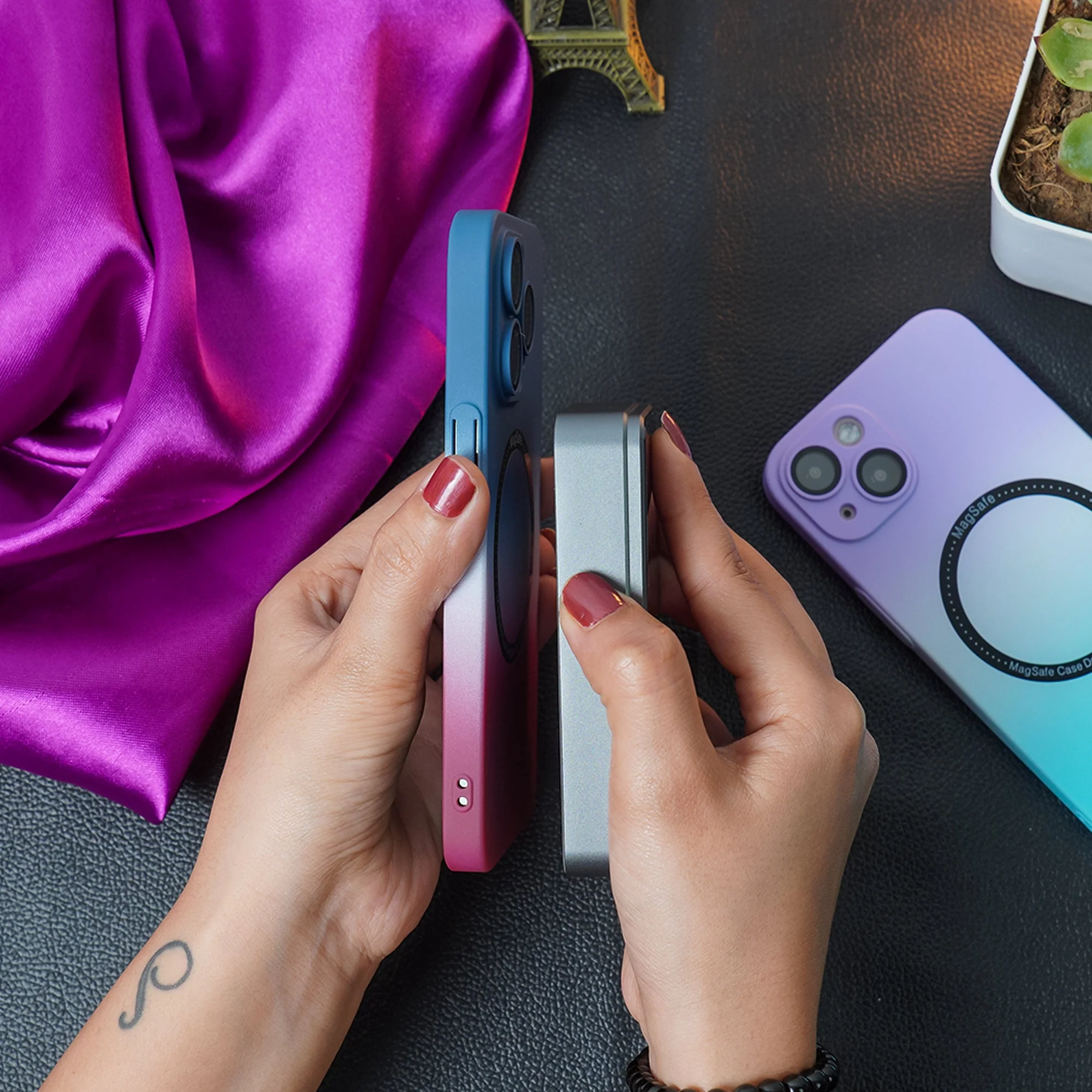 iPhone Series Gradient Matte MagSafe Case - Image 10