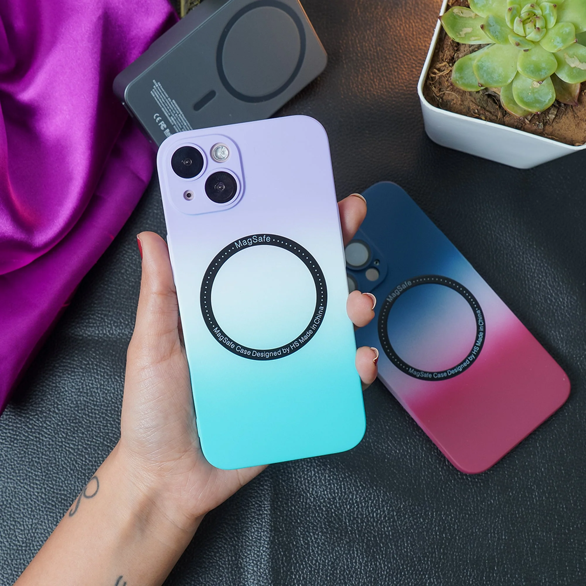 iPhone Series Gradient Matte MagSafe Case - Image 11