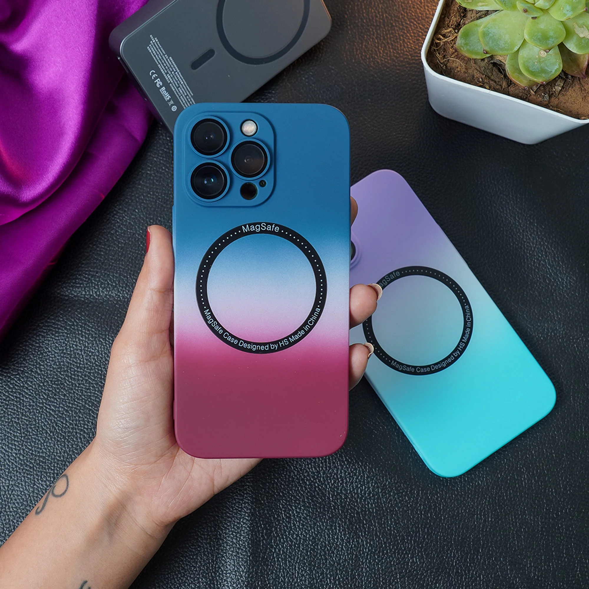 iPhone Series Gradient Matte MagSafe Case - Image 14