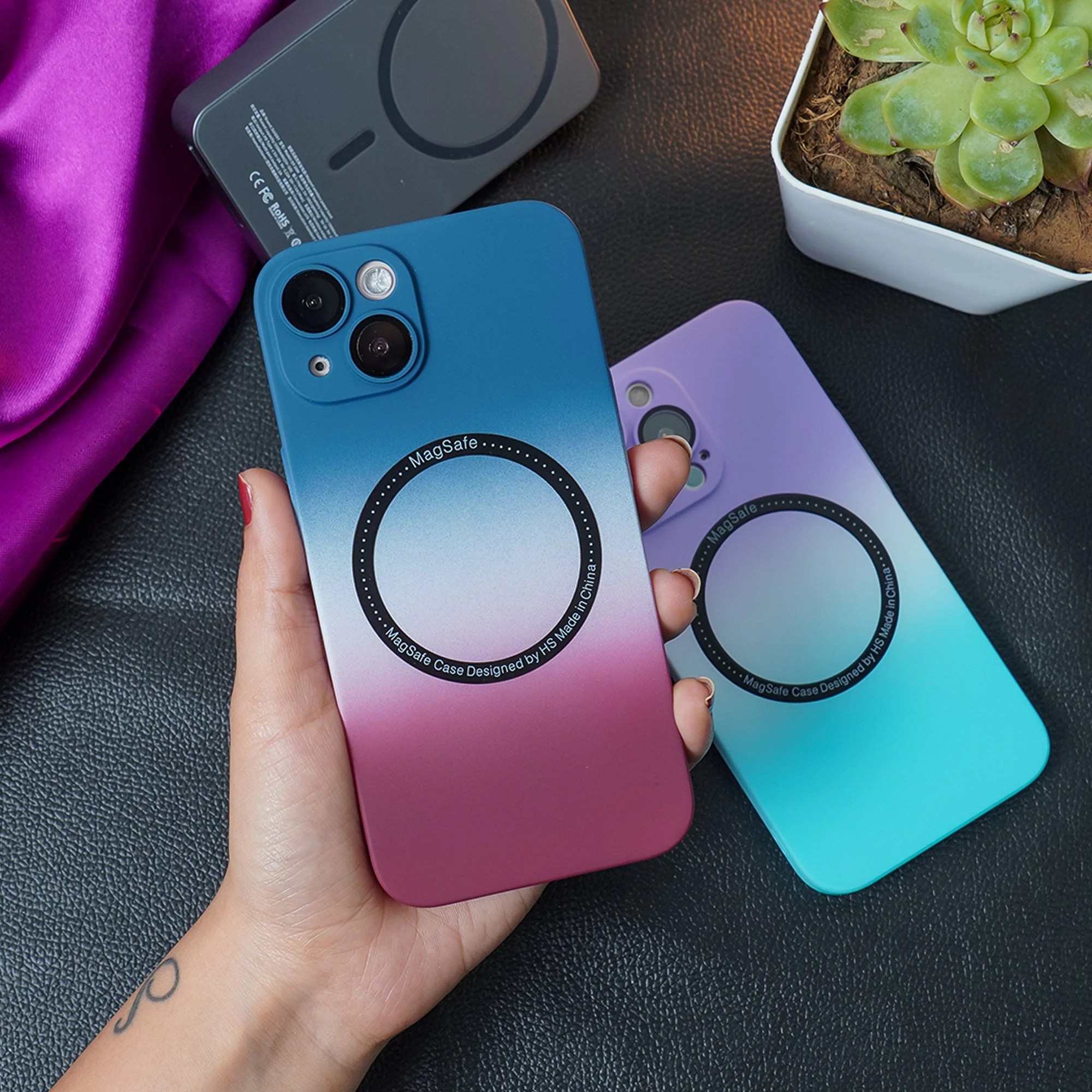 iPhone Series Gradient Matte MagSafe Case - Image 9