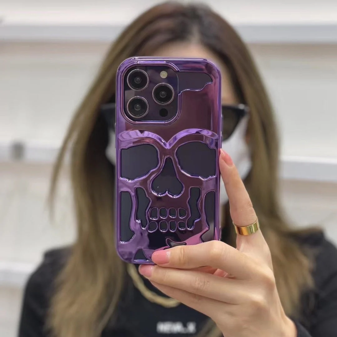 Hollow Skull Design Case - iPhone - Image 16