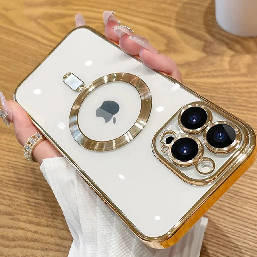 iPhone - Magsafe Plating Camera Protection Soft Case - Image 5