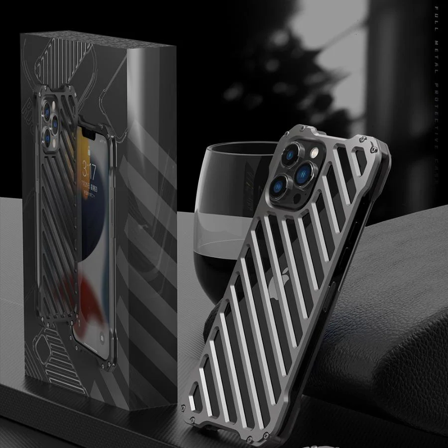 iPhone Series R-Just Aluminium Alloy Grill Case - Image 6