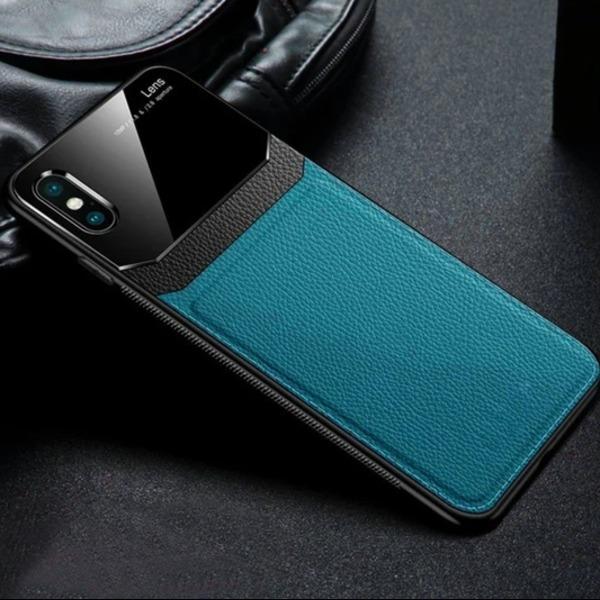 iPhone Series Sleek Slim Leather Glass Case - Image 7