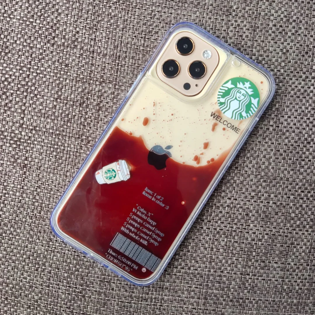 Coffee Edition Floating Gel Liquid Case - iPhone - Image 2