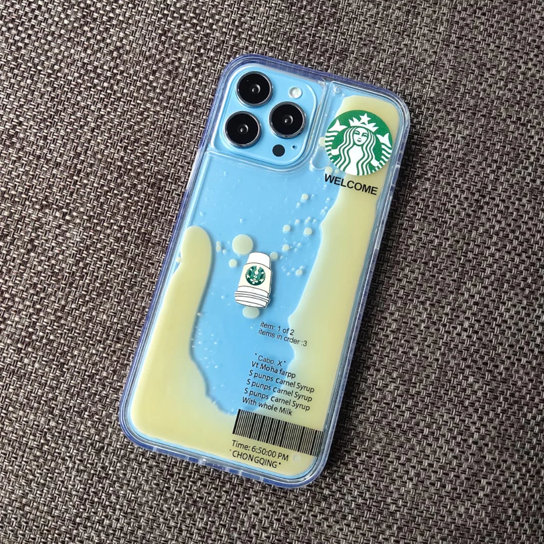 Coffee Edition Floating Gel Liquid Case - iPhone - Image 3