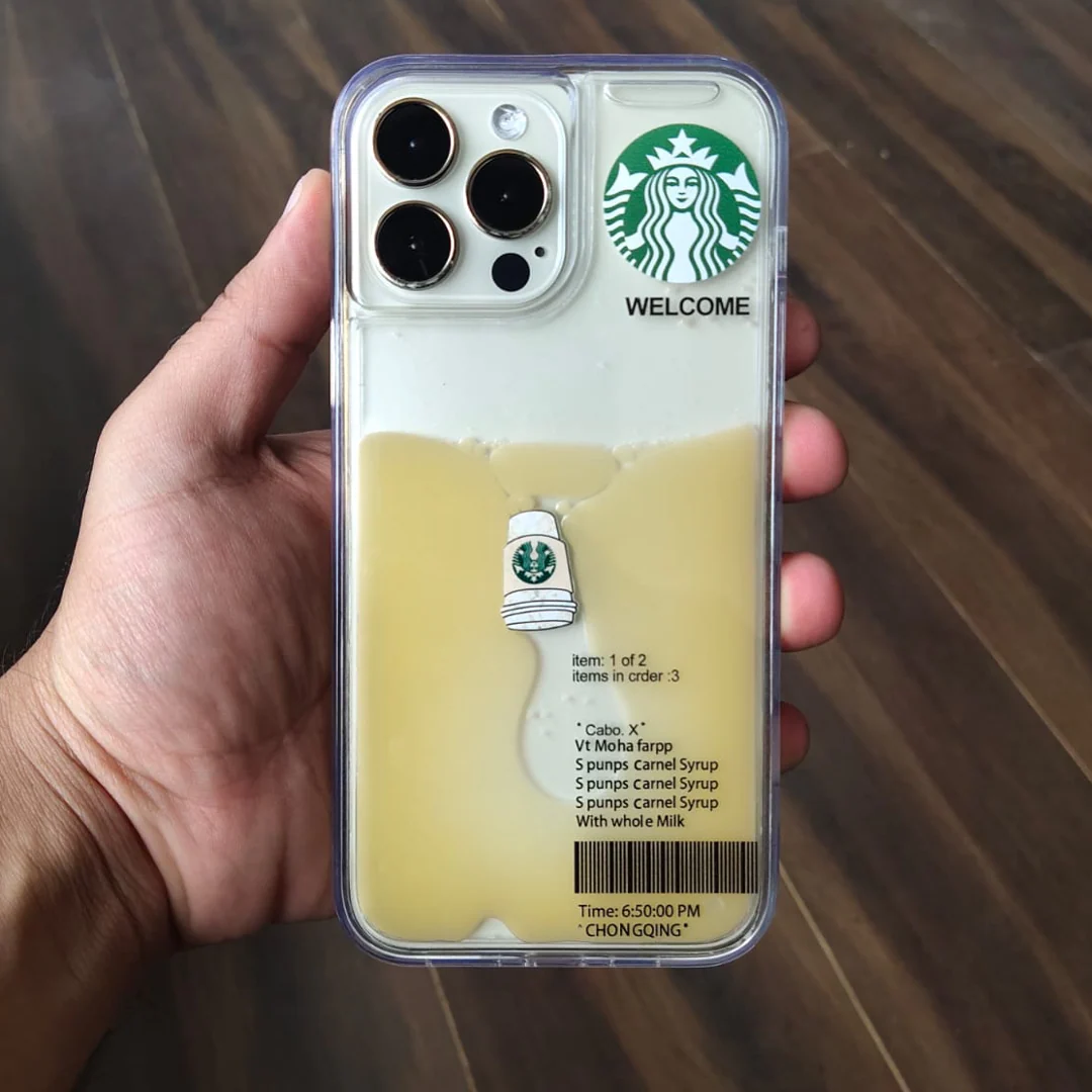 Coffee Edition Floating Gel Liquid Case - iPhone - Image 4