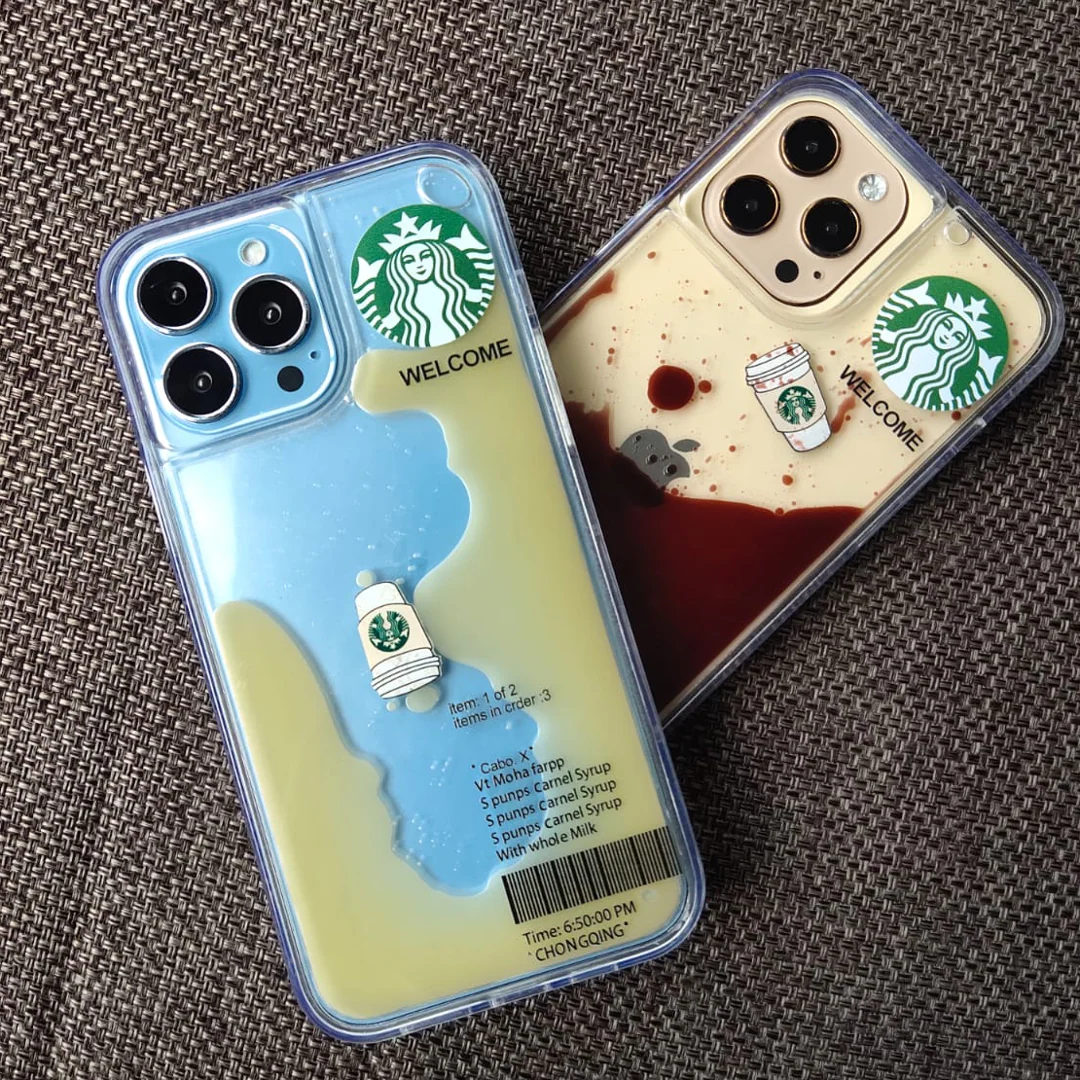 Coffee Edition Floating Gel Liquid Case - iPhone - Image 6