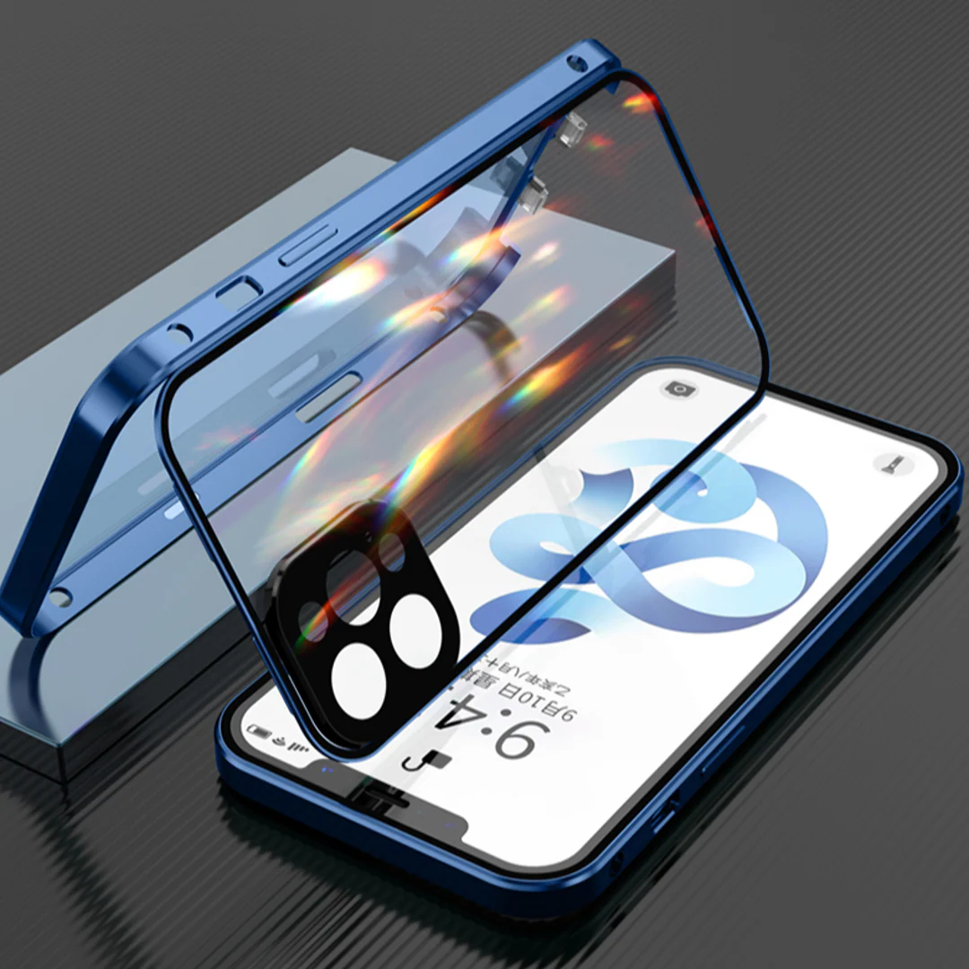 iPhone - Auto Fit Magnetic Glass Camera Protective Case - Image 3