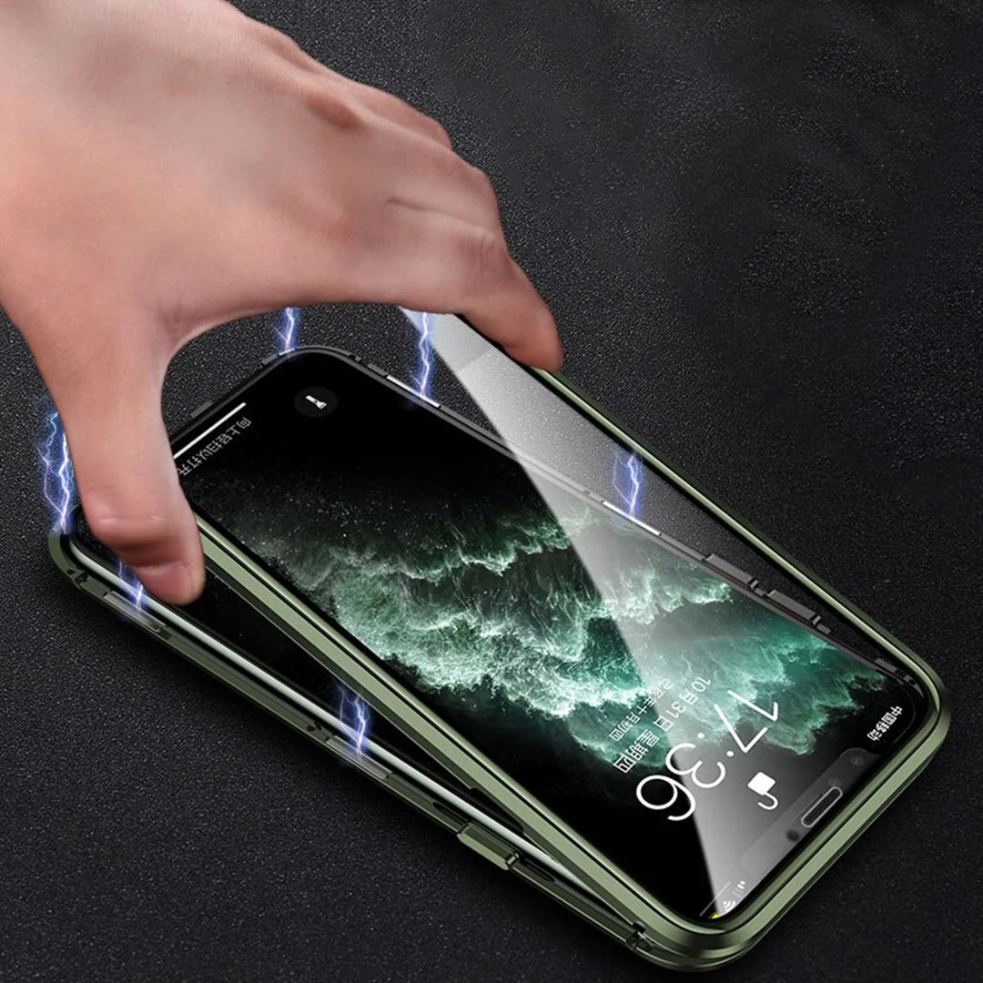 iPhone - Auto Fit Magnetic Glass Camera Protective Case - Image 8
