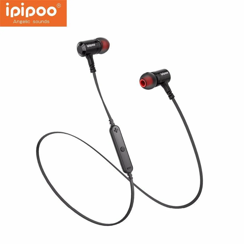 ipipoo ® Wireless Smart Sport Stereo Earphones-IL97BL (Black) - Image 7