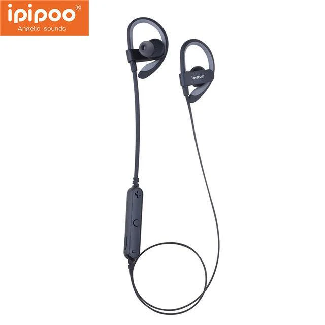 ipipoo ® Wireless Sport Earphones-IL98BL (Black) - Image 4