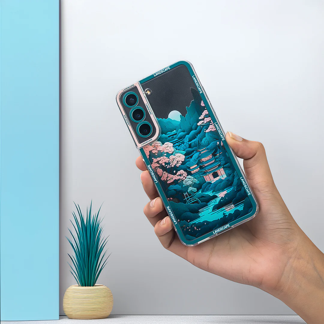 Japanese Landscape Pattern Soft Case - Samsung - Image 2
