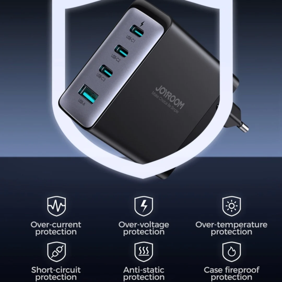 JOYROOM 100W GaN Pro 4 Port Fast Charger - Image 3