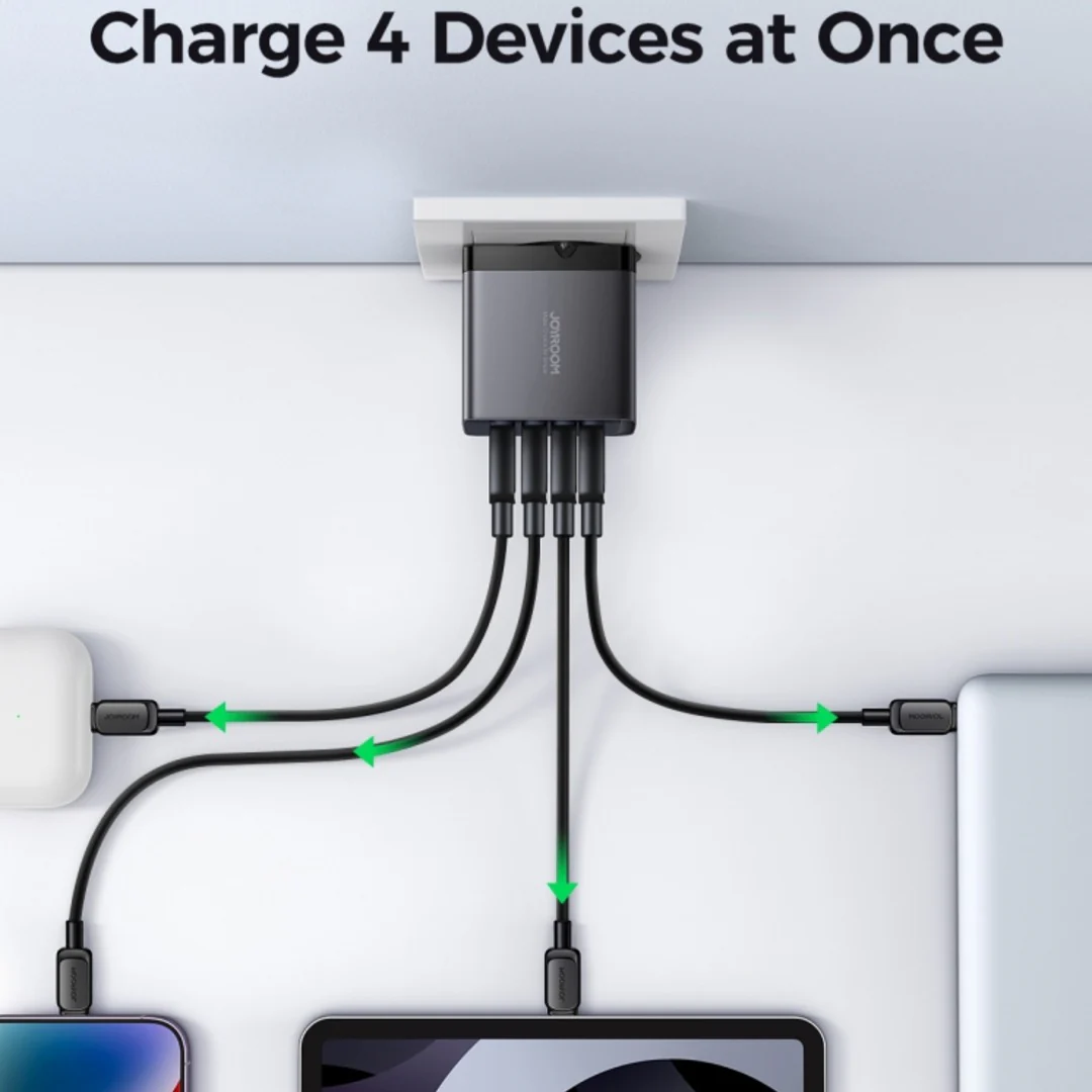 JOYROOM 100W GaN Pro 4 Port Fast Charger - Image 4