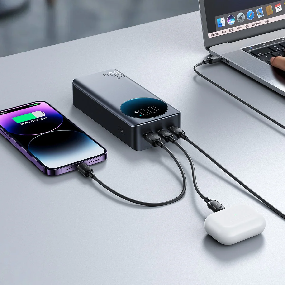 JOYROOM™ 20000 mAh 65W Digital Display Power Bank - Image 6