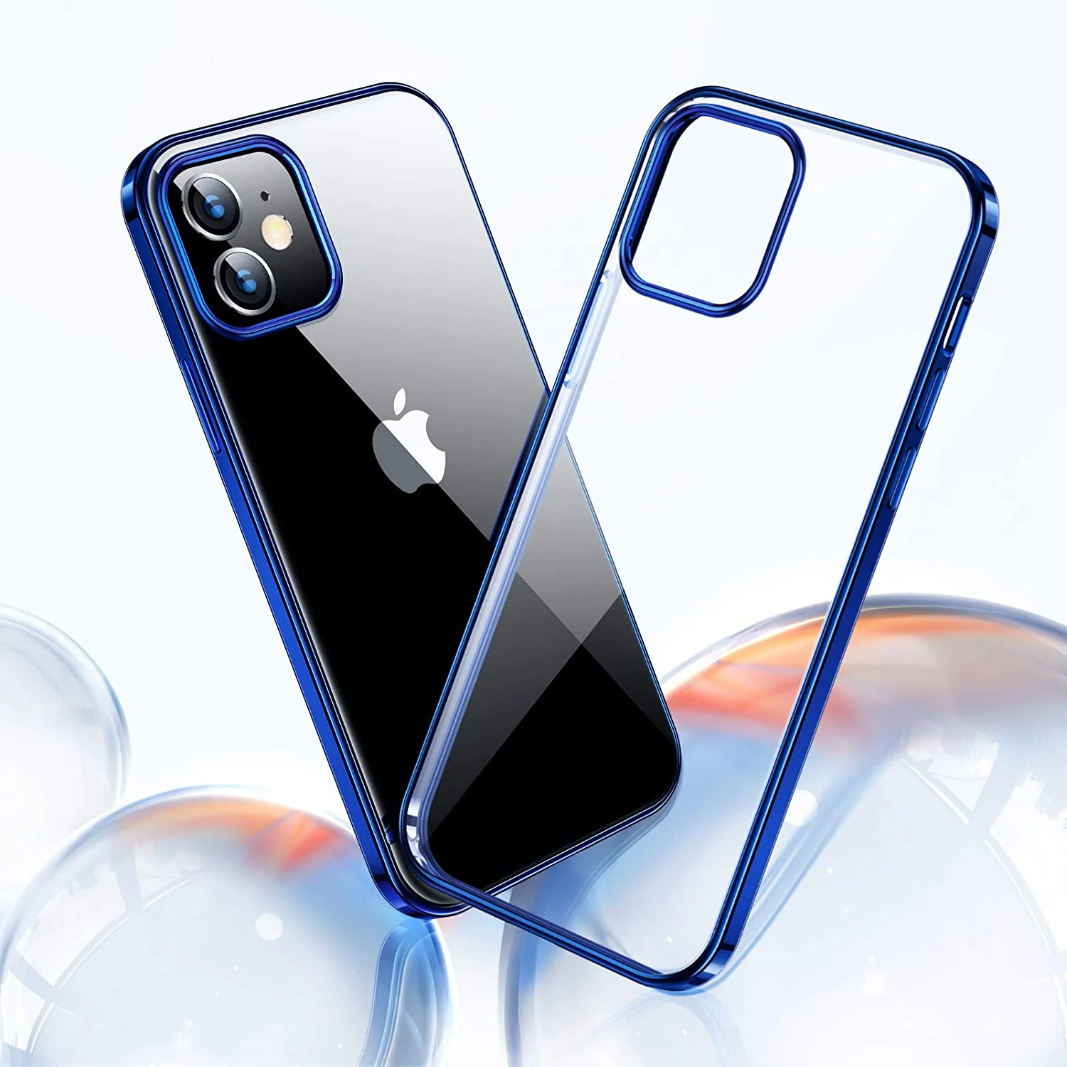 iPhone 12 Electroplating Silicone Transparent Glitter Case - Image 4