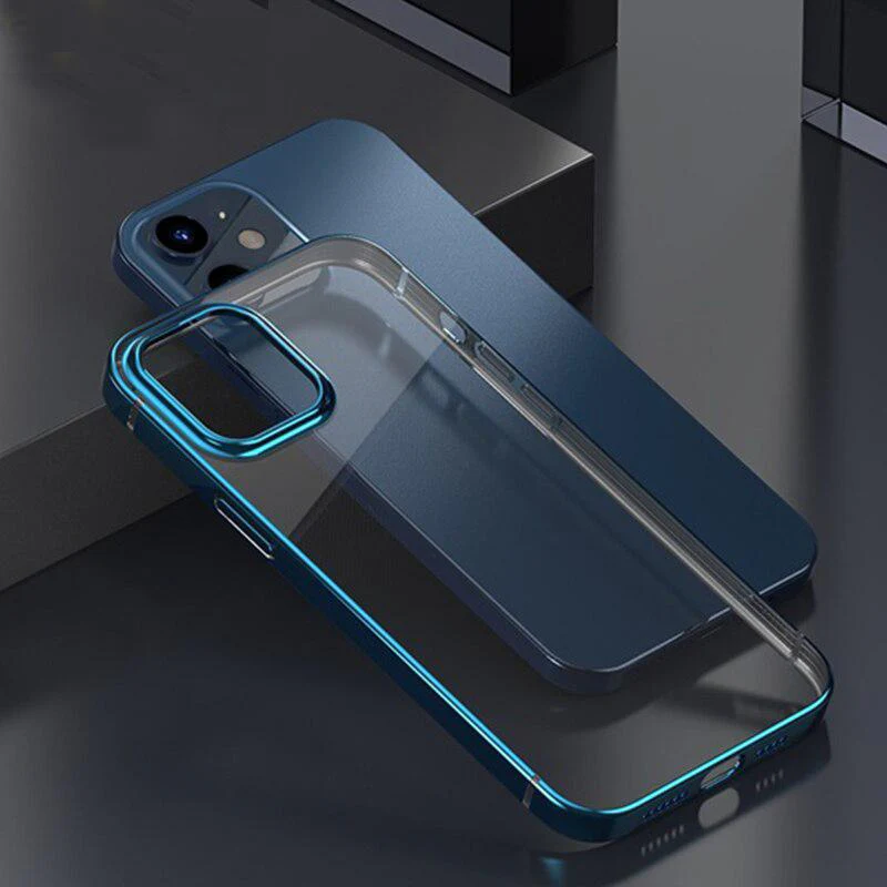 iPhone 12 Electroplating Silicone Transparent Glitter Case - Image 7