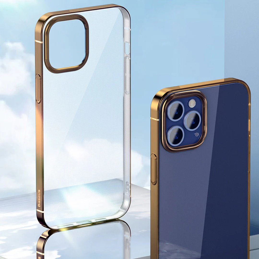iPhone 12 Pro Max Electroplating Silicone Transparent Glitter Case - Image 10