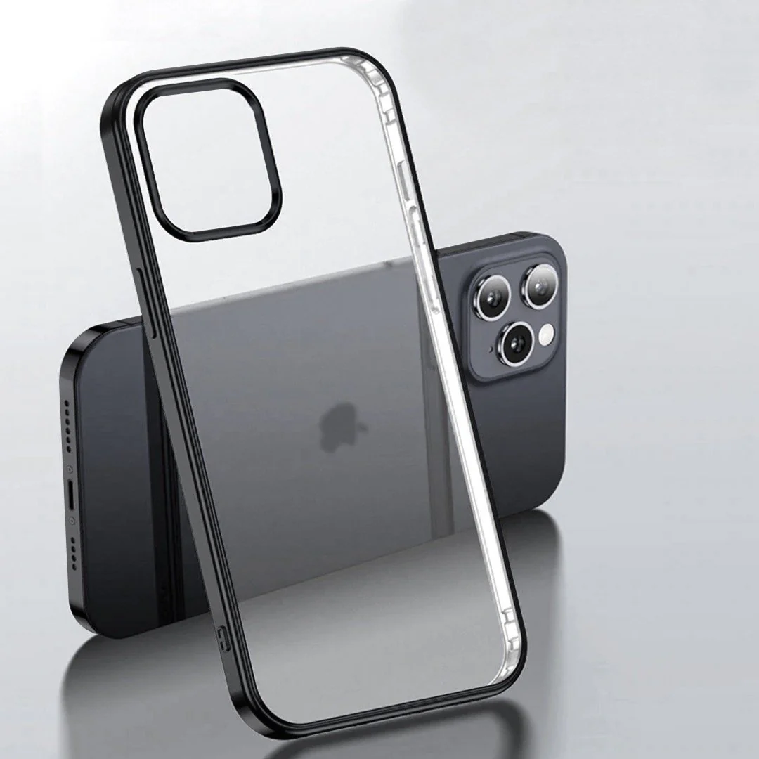 iPhone 12 Pro Max Electroplating Silicone Transparent Glitter Case - Image 11
