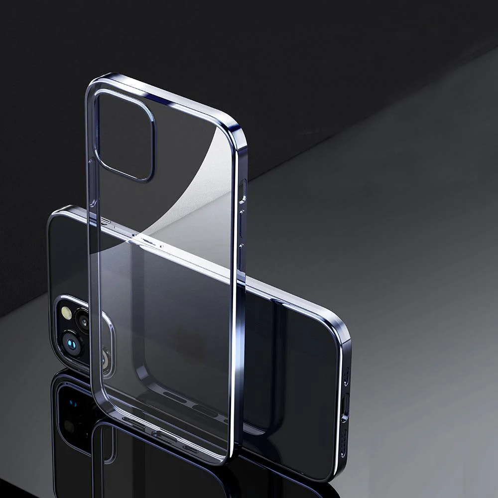 iPhone 12 Pro Electroplating Silicone Transparent Glitter Case - Image 5