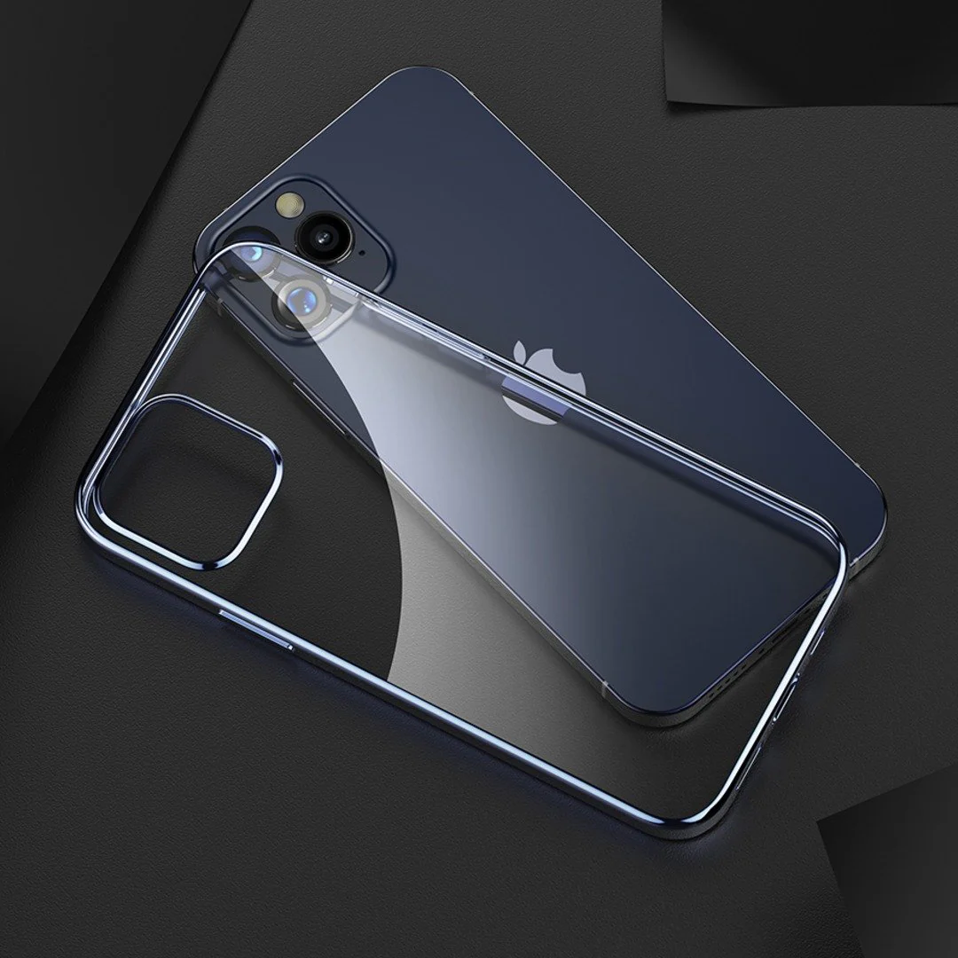 iPhone 12 Pro Electroplating Silicone Transparent Glitter Case - Image 6