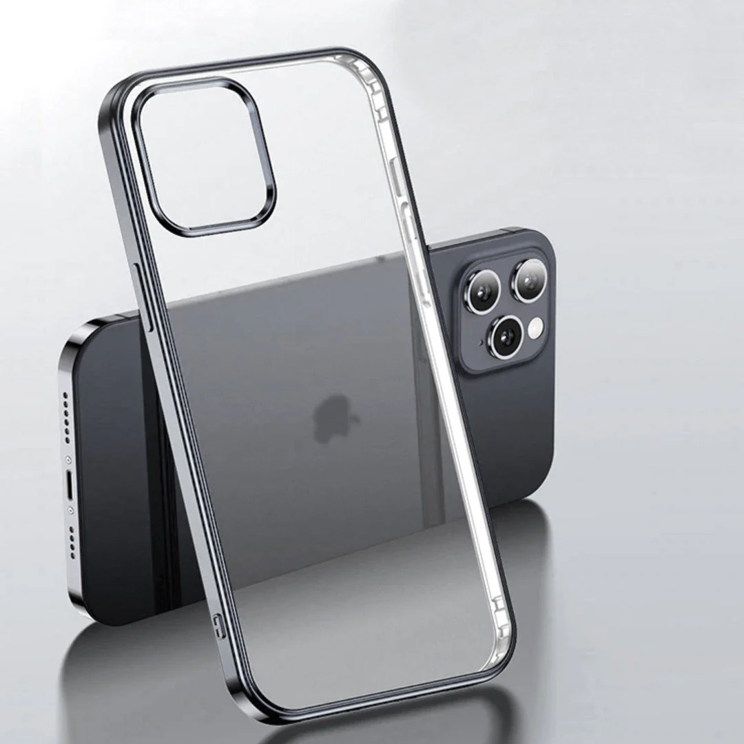 iPhone 12 Pro Electroplating Silicone Transparent Glitter Case - Image 8