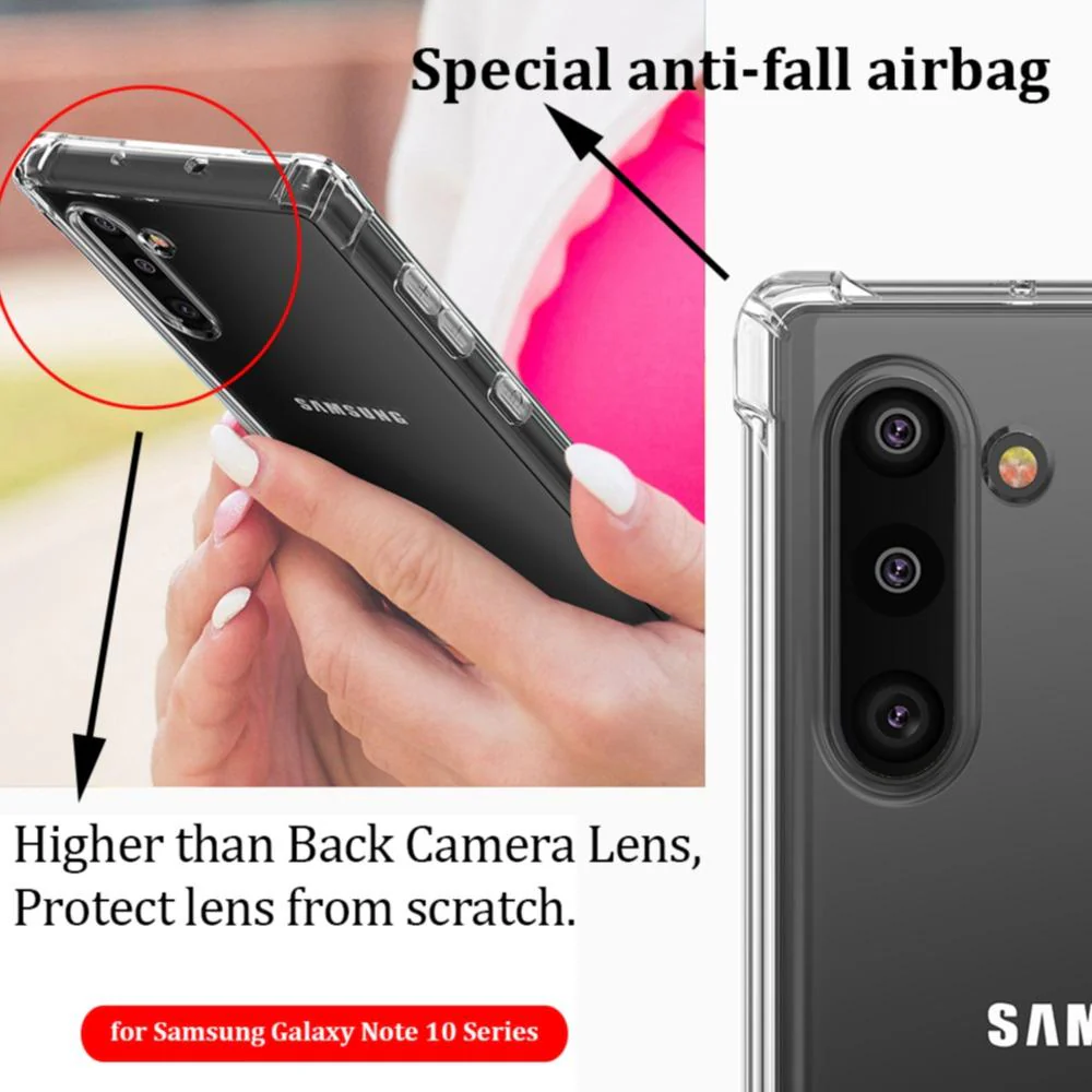 King Kong ® Galaxy Note 10 Plus Anti-Knock TPU Transparent Case - Image 4
