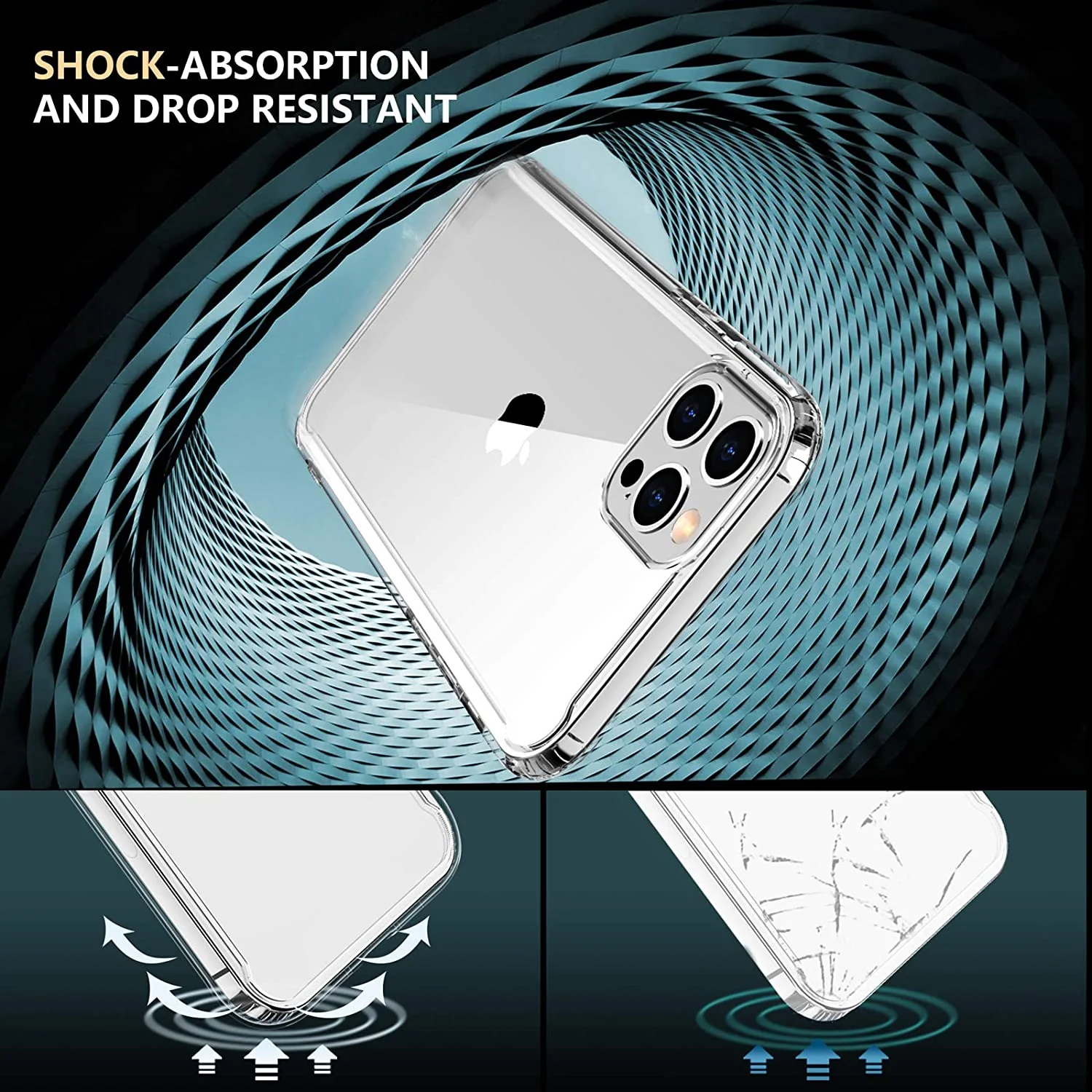 King Kong ® iPhone 12 Pro Max Anti-Knock TPU Transparent Case - Image 8