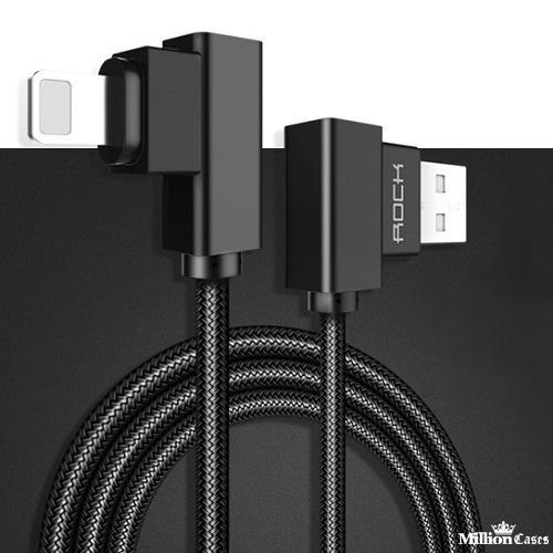 L Bend Nylon Braided USB Charging Cable - Image 4