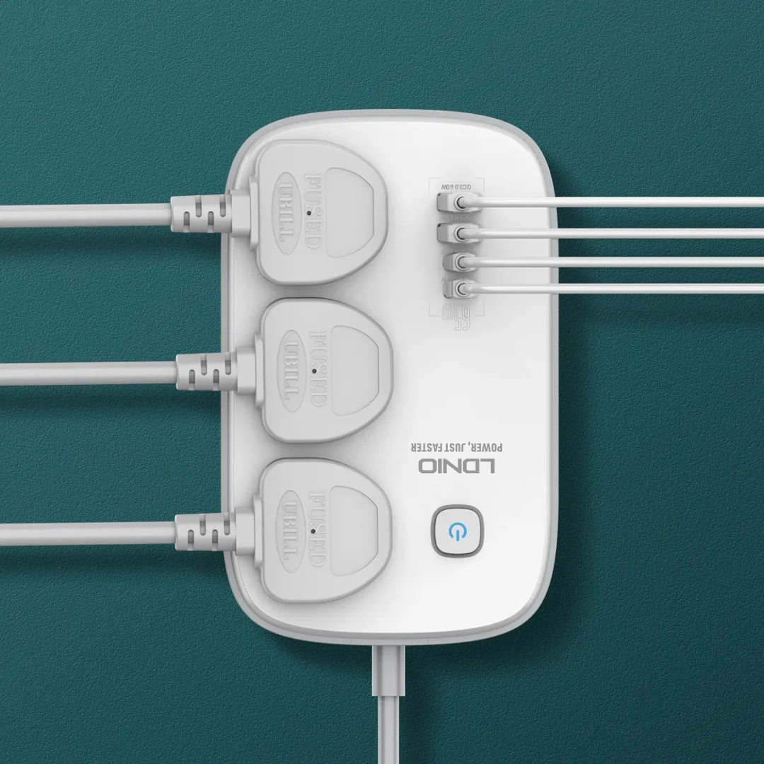 LDNIO Fast Power Socket Hub with USB-C - Image 2