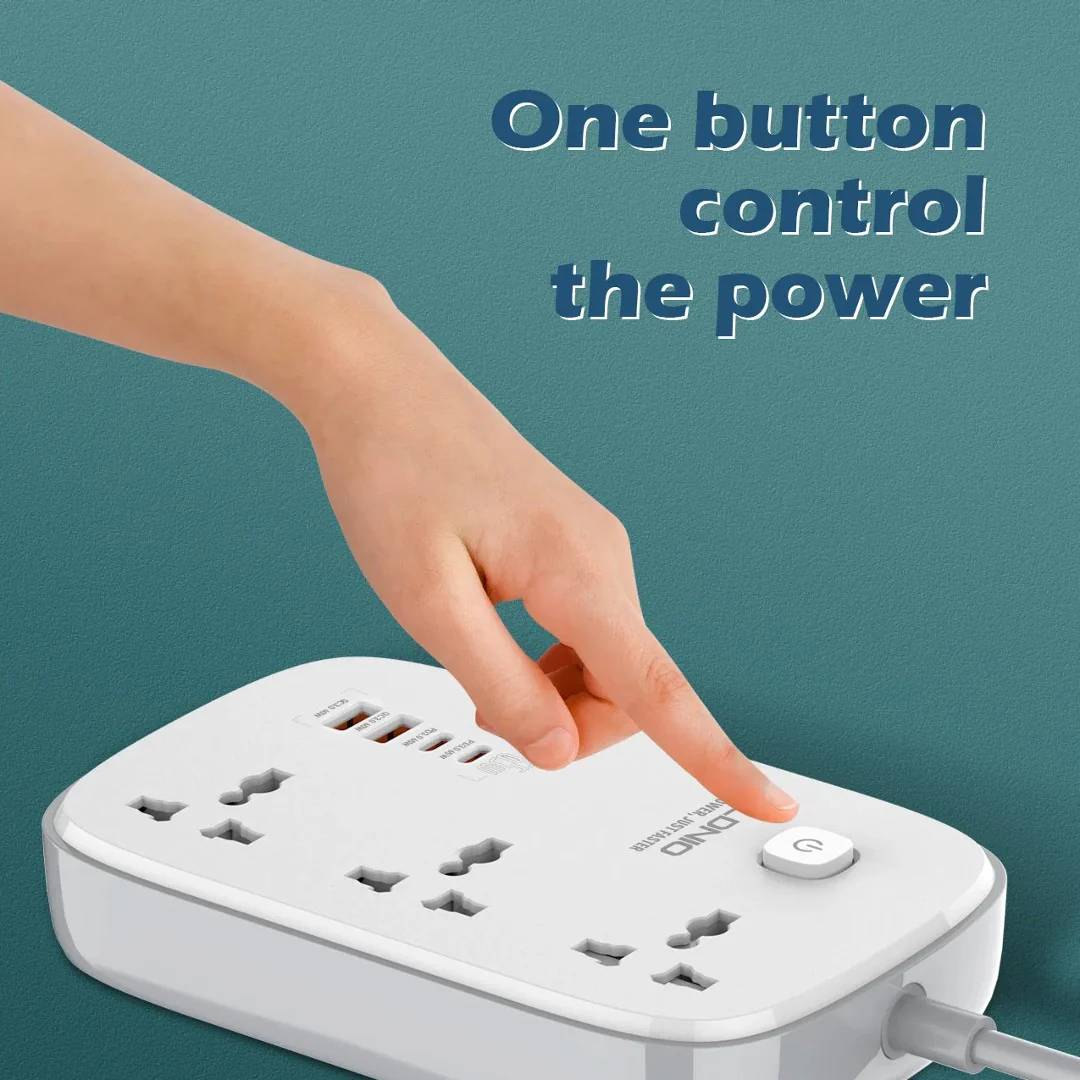 LDNIO Fast Power Socket Hub with USB-C - Image 4
