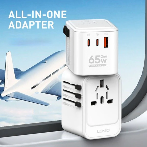 LDNIO Jet Setter 3 USB Ports 65W Travel Adapter - Image 6
