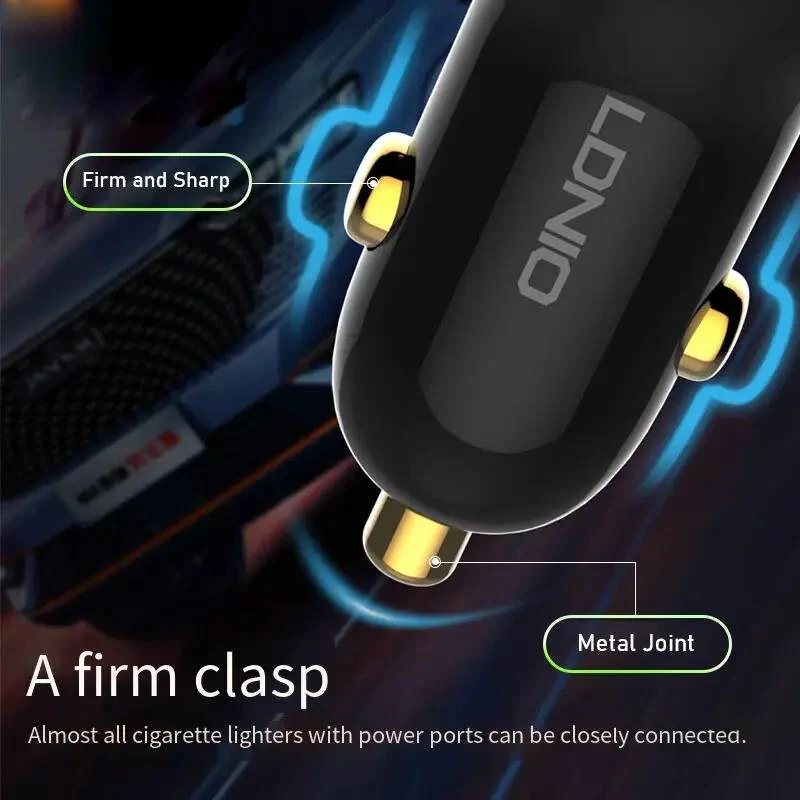 LDNIO Power Drive 60W Dual USB Fast Charger - Image 4