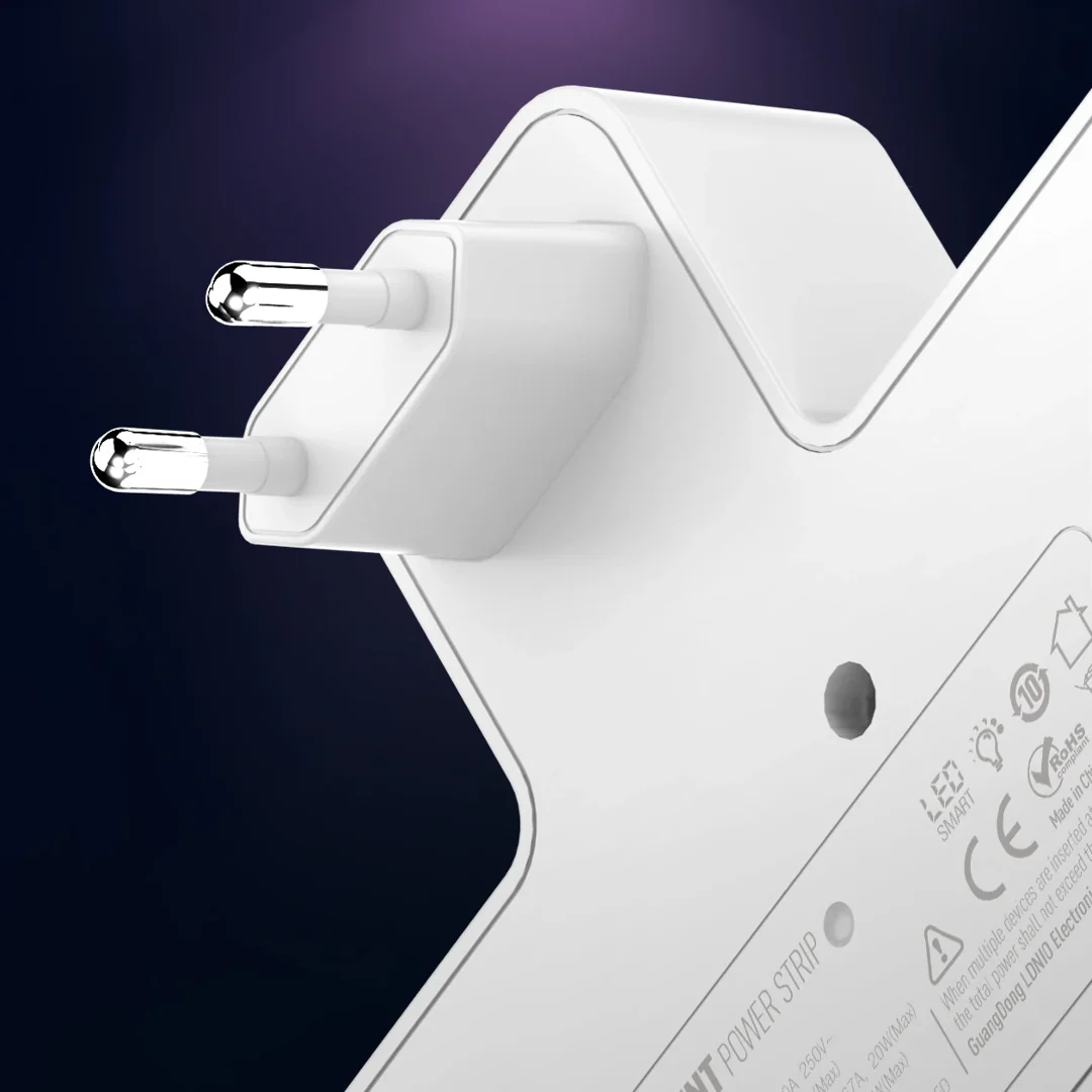 Smart Power Hub With Touch Control Night Lamp - Image 10