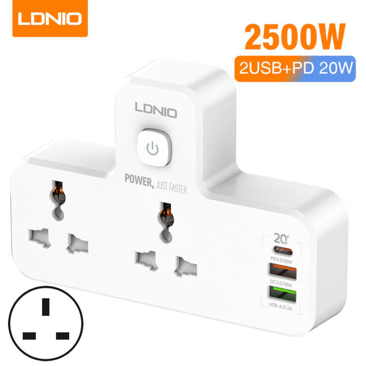 Smart Power Hub With Touch Control Night Lamp - Image 4