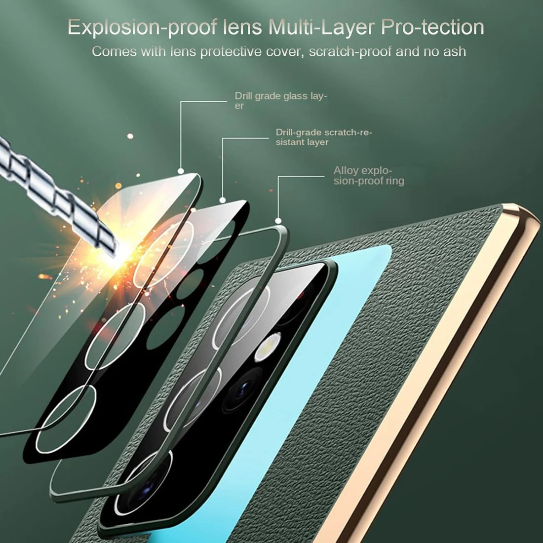Magnetic Metal Bumper Glass Case - Samsung - Image 10