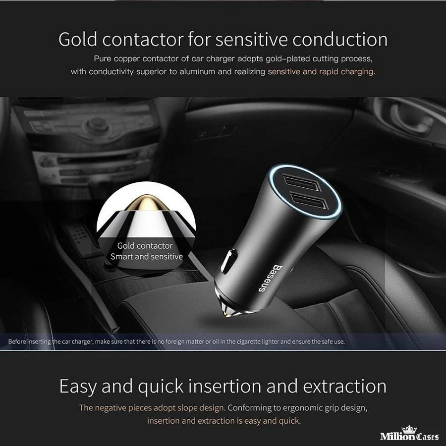 Dual USB Car Phone Charging Adapter - Image 10