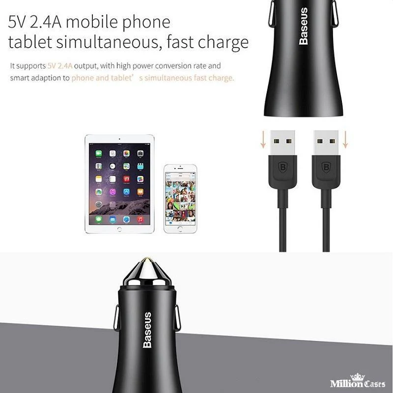 Dual USB Car Phone Charging Adapter - Image 4