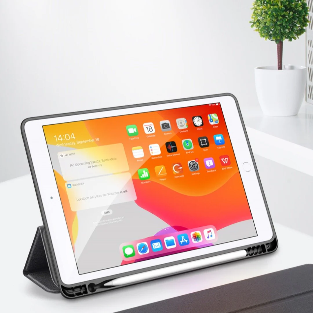 Lightweight Smart Flip Cover Stand with Pen Slot for iPad 10.5 inch - Image 5
