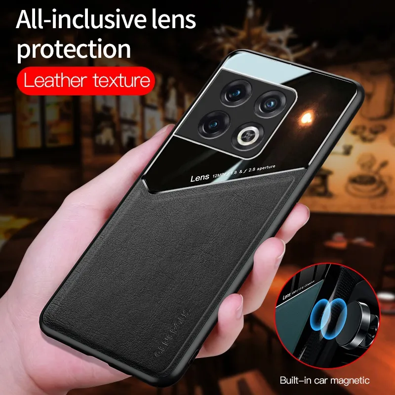 Vintage Leather Magnetic Holder Case - OnePlus - Image 2