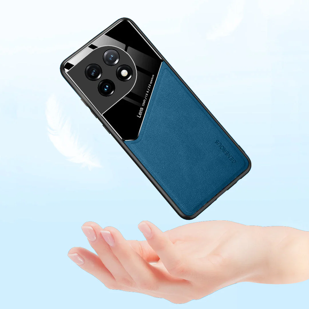 Vintage Leather Magnetic Holder Case - OnePlus - Image 28