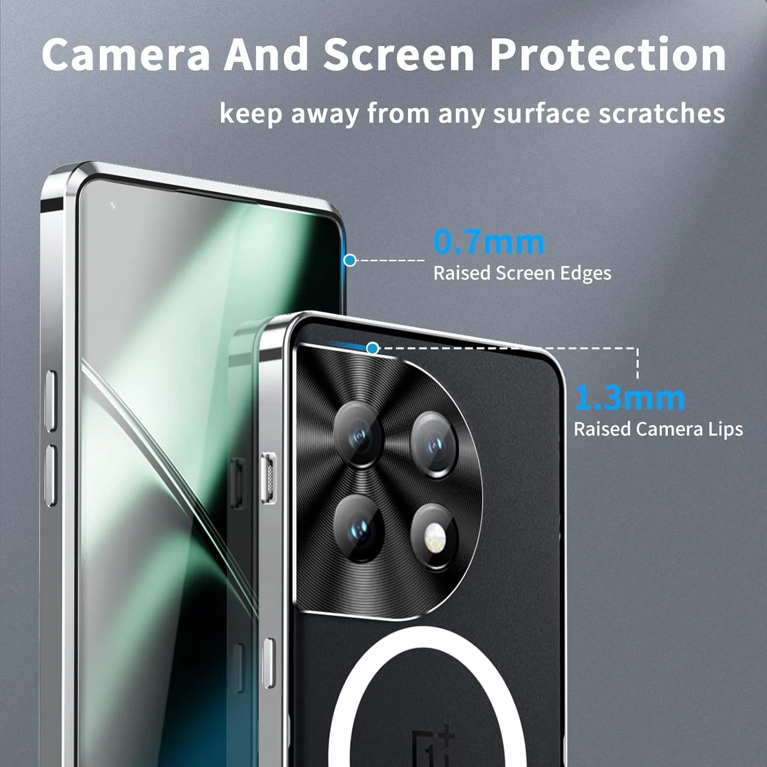 OnePlus 11 Magsafe Aluminum Frame Matte PC Case - Image 5