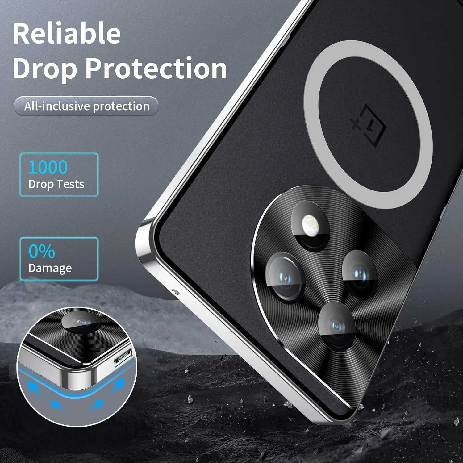 OnePlus 11 Magsafe Aluminum Frame Matte PC Case - Image 7