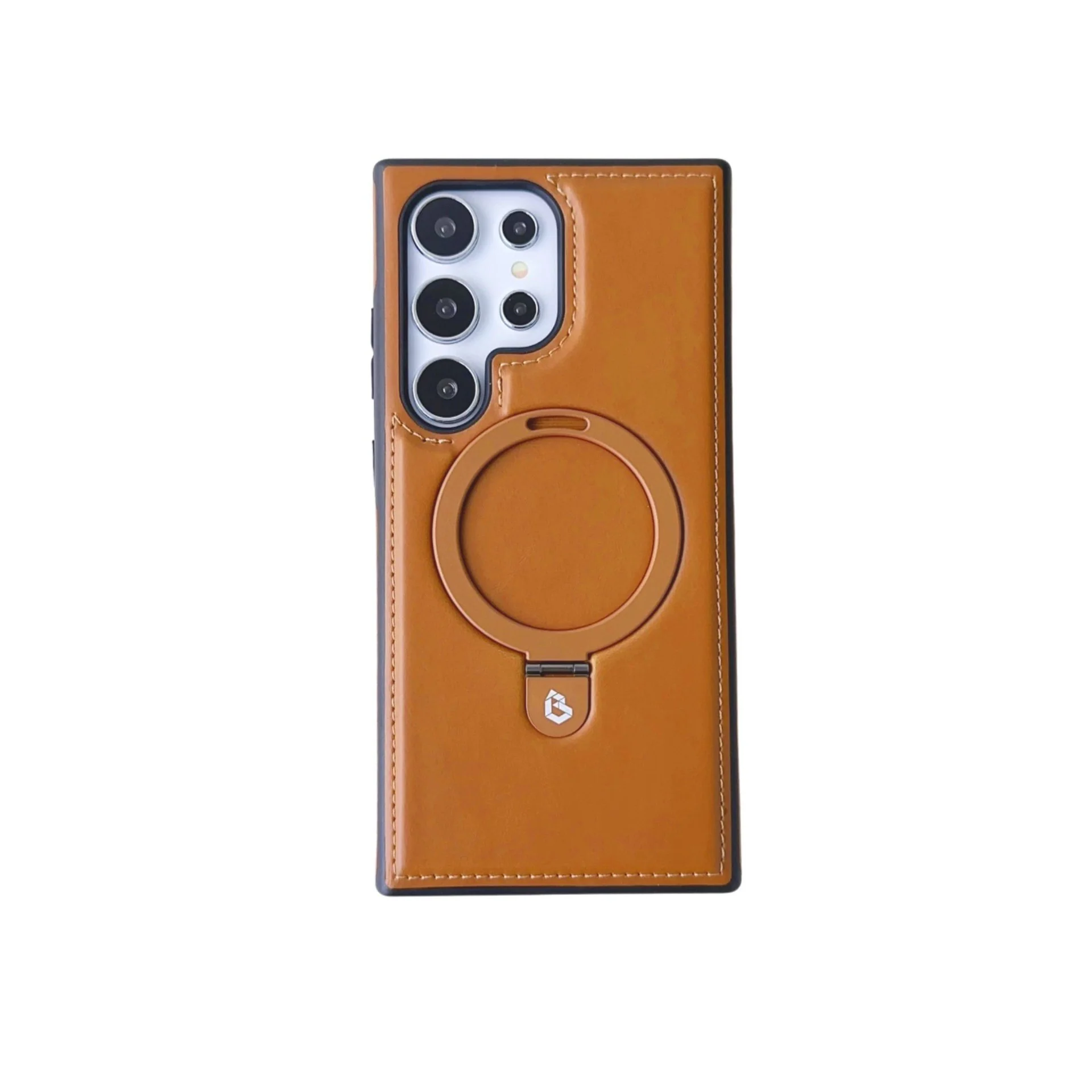 Luxe Leather Magnetic Ring Holder Case - Samsung - Image 3