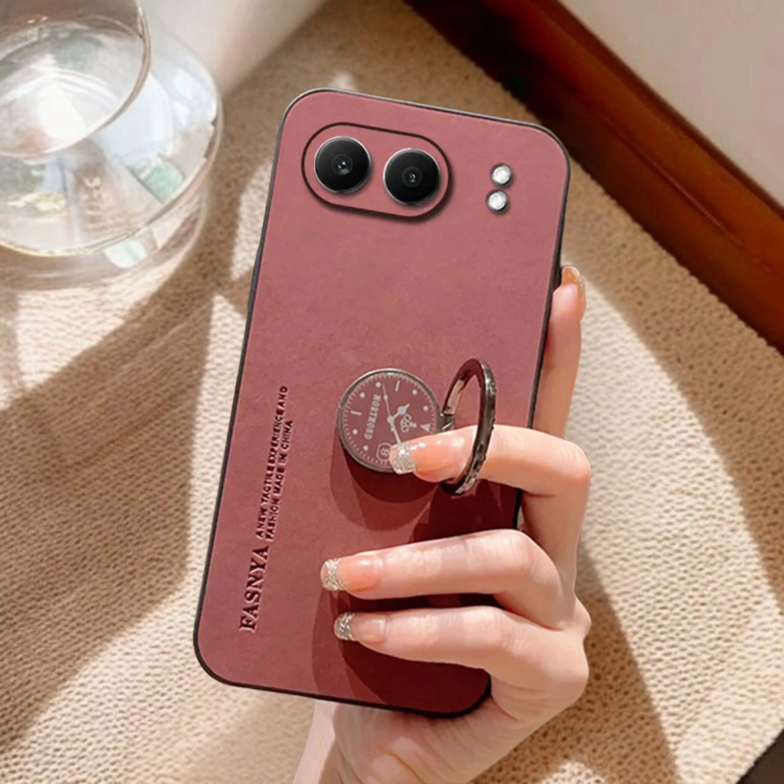 Luxe Loop Leather Ring Holder Case - OnePlus - Image 5