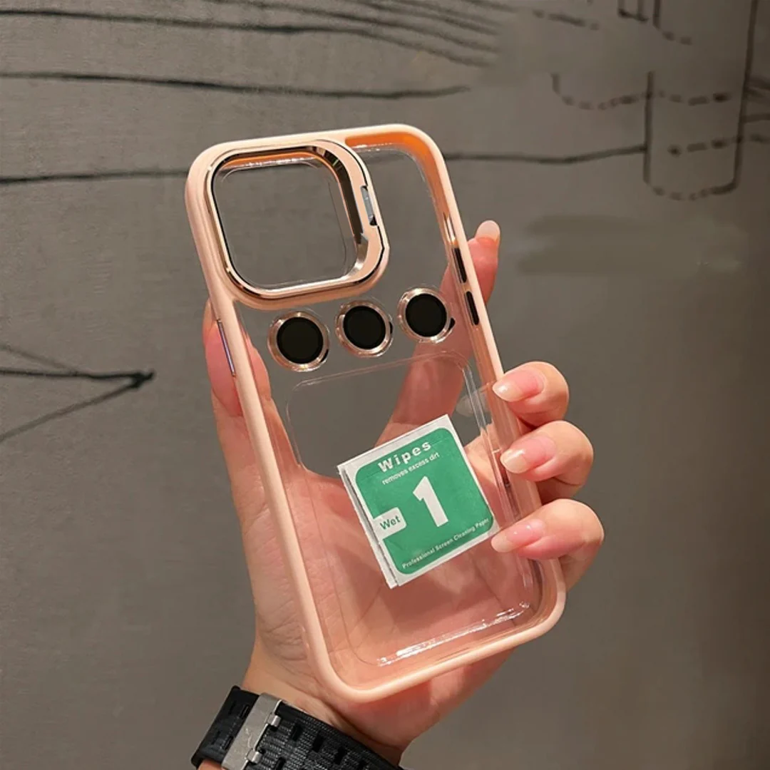 Luxury Camera Lens Flip Bracket Case - iPhone - Image 7